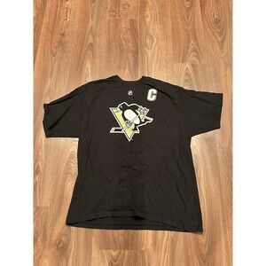 NHL Pittsburgh Penguins Hockey Sidney Crosby # 87 Reebok Jersey T-Shirt Sz XL